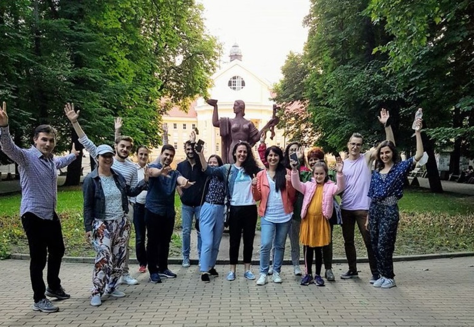 a group of bulgarian eco activists